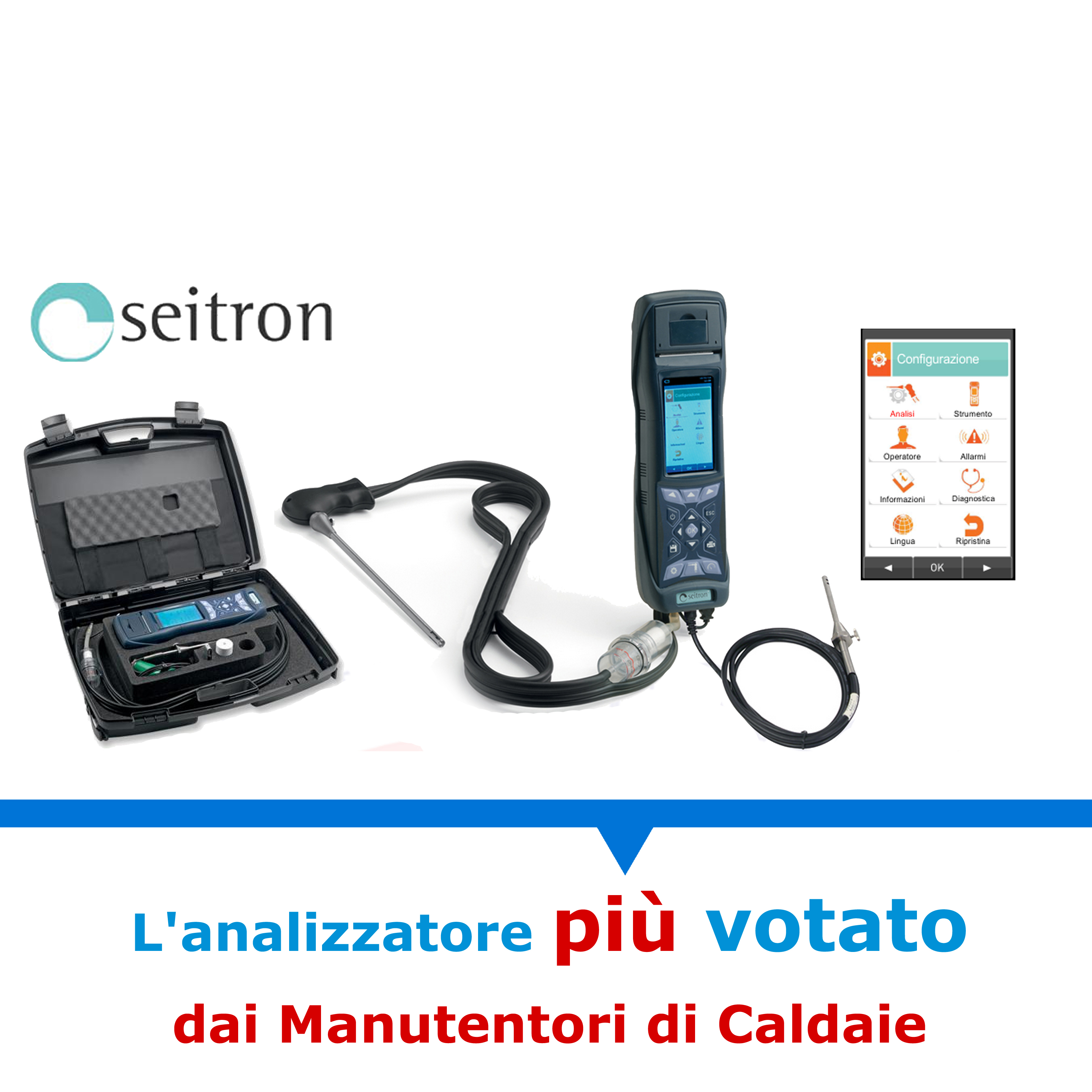 Seitron analisi combustione