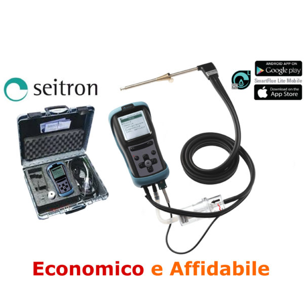 Analizzatore di Combustione Economico Seitron Chemist 101