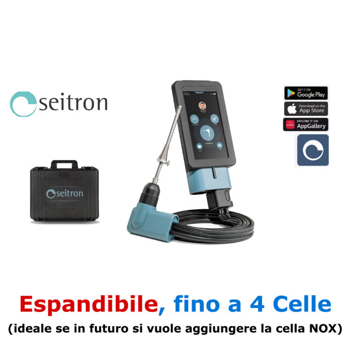Analizzatore di combustione Seitron Chemist 502B Con espandibilità